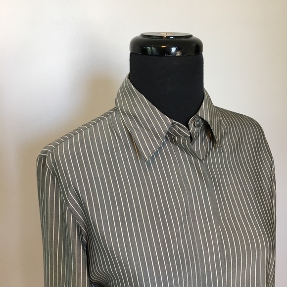 VTG Brooks Brothers Silk Button Down Blouse, 2 - Picture 4 of 10